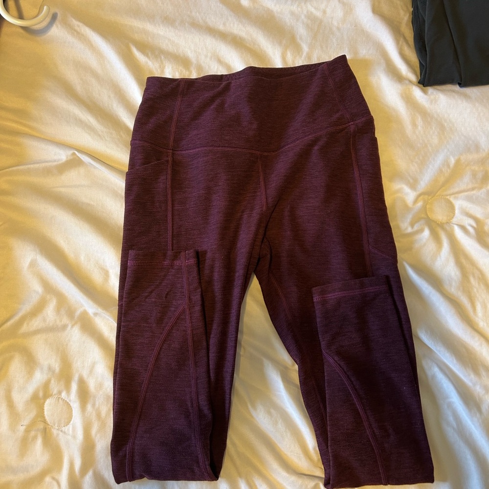 Victoria's Secret Purple Leggings Stretchy High-Waisted